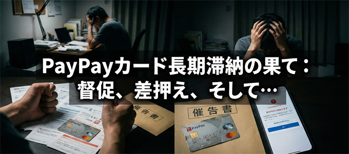 PayPayカードの支払いを長期滞納した私の体験談